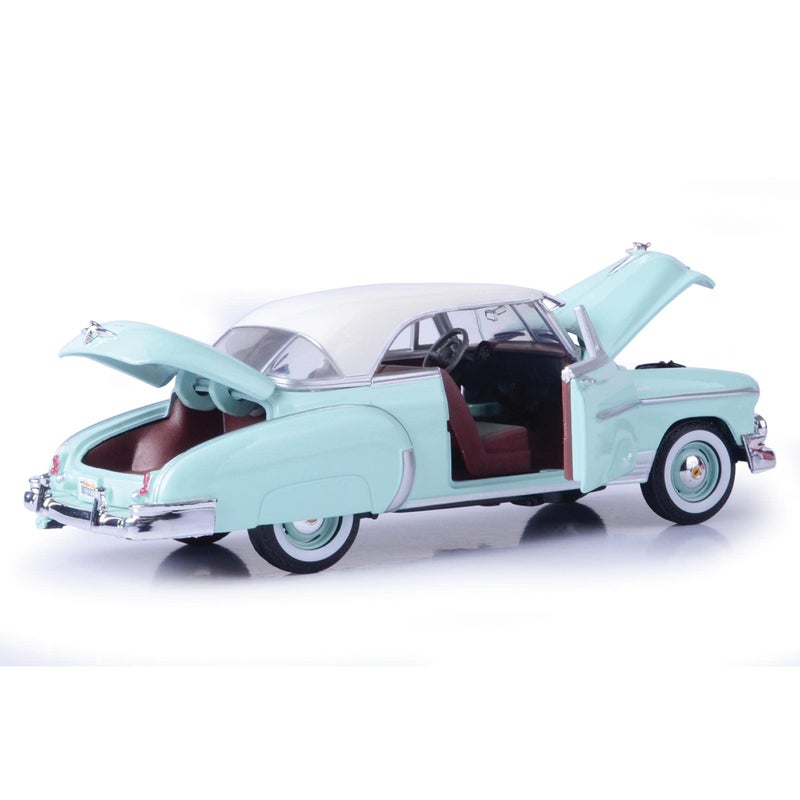 Motor Max 1950 Chevy Bel Air  Green - Motormax Premium American 73268 - 1/24 Scale Diecast Model Car - Image 3
